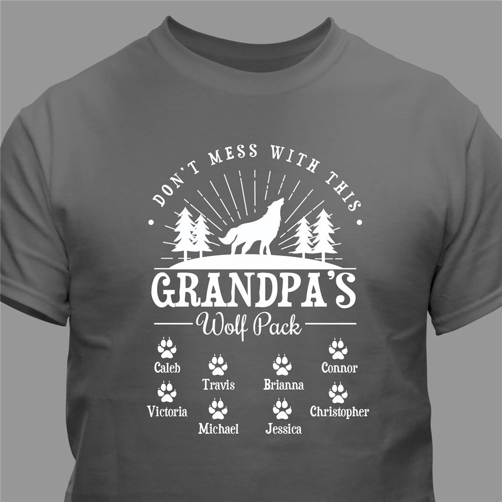 Personalized Wolf Pack T-Shirt